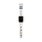 Cute Woodland Animals Watch Band — Floral Fox, Koala & Raccoon Apple Watch Strap