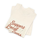 Support Local Gems T-Shirt – Small Business Bakery, Flower & Bookshop Tee