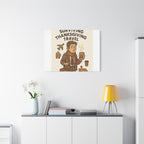 Surviving Thanksgiving Travel Canvas Art — Funny Travel Humor Wall Decor
